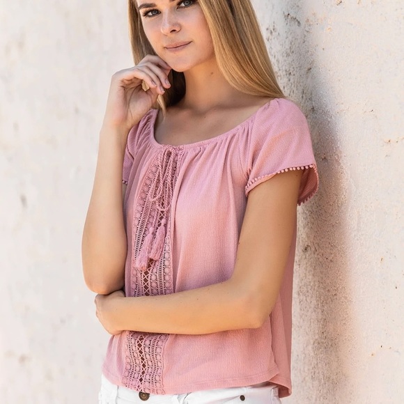 Verona Tassel Blouse-NWT OFF WHITE - Picture 7 of 8